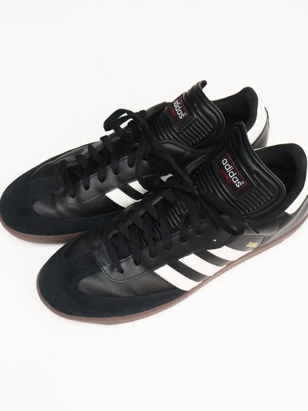 adidas Samba Classic Indoor Soccer Shoes Core Black White size 11.5